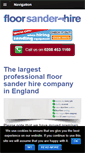 Mobile Screenshot of floorsanderhire.com
